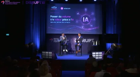 Les Conférences du Before Disrupt du Gala : Passer du volume à la valeur grâce à l'IA [Wisecom]